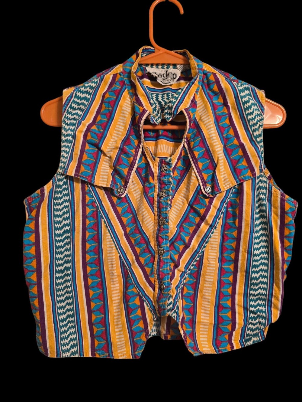 🔥CLEAROUT ADD 3 FIRE LISTINGS FOR 50% OFFVintage | Rodeo Striped Western Top